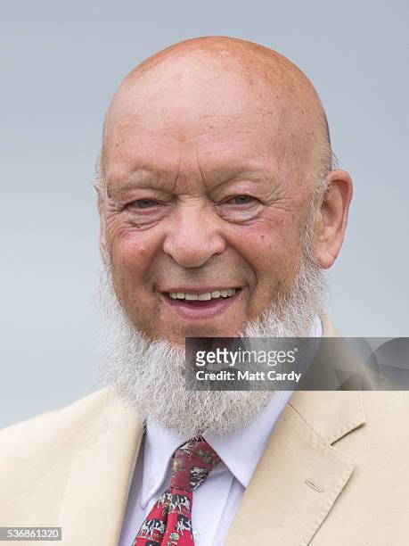Glastonbury Festival founder and president of the Bath and West Show, Michael Eavis laughs as he attends an opening ceremony on the opening day of...