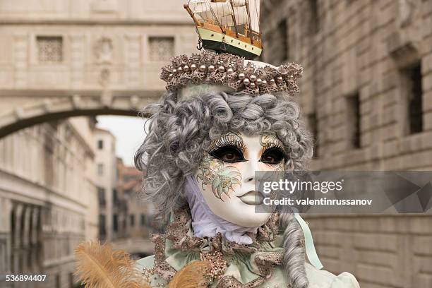 venice carnival - bridge of sigh stock pictures, royalty-free photos & images