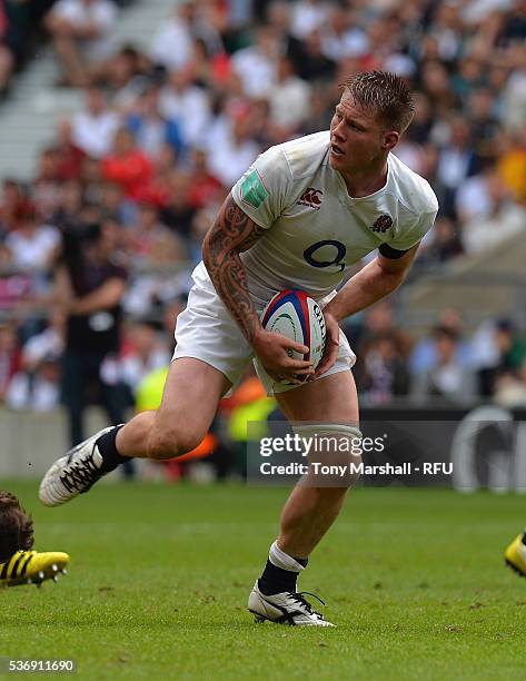 Teimana Harrison of England during the Old Mutual Wealth Cup between England and Wales at Twickenham Stadium on May 29, 2016 in London, England.