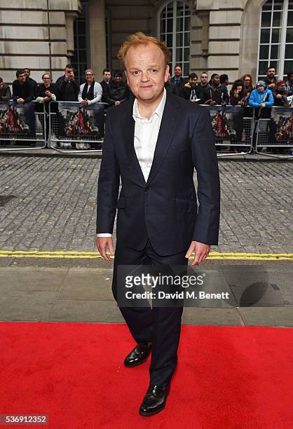 Toby Jones attends the UK Premiere of "Tale Of Tales" at The Curzon Mayfair on June 1, 2016 in London, England.