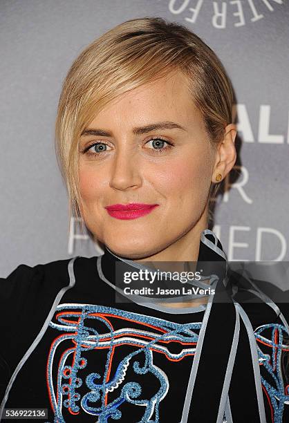 Actress Taylor Schilling attends an evening with "Orange Is The New Black" at The Paley Center for Media on May 26, 2016 in Beverly Hills, California.