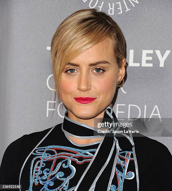 Actress Taylor Schilling attends an evening with "Orange Is The New Black" at The Paley Center for Media on May 26, 2016 in Beverly Hills, California.