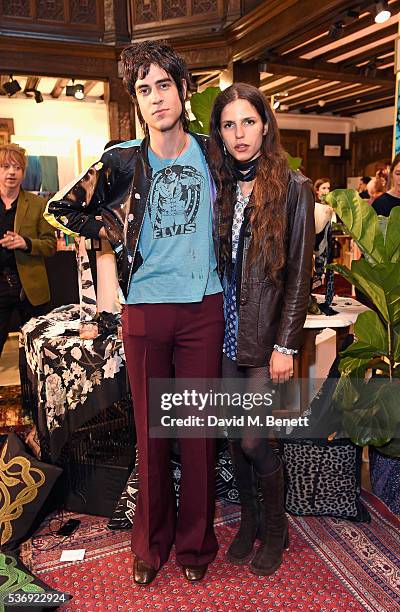 Thomas Cohen and Hayett Belarbi McCarthy attend the Rockins Happening at Liberty London on June 1, 2016 in London, England.