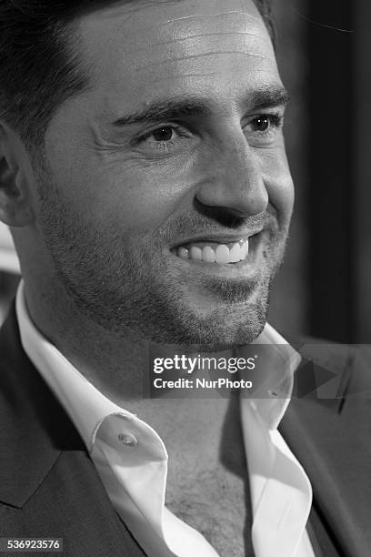 Spanish singer David Bustamante poses for photographers during the presentation of his new album 'Amor de los dos' in Madrid, Spain, 01 June 2016.