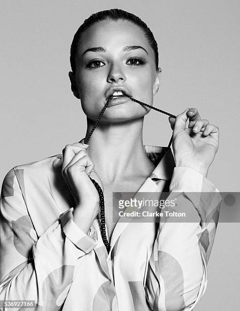 Actress Emma Rigby is photographed for Nylon Magazine on March 8, 2013 in Los Angeles, California.