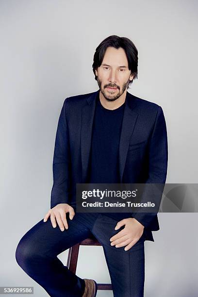 Actor Keanu Reeves is photographed at CinemaCon 2015 on April 12, 2016 in Las Vegas, Nevada.