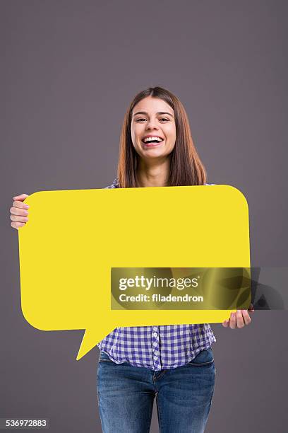 social media concept - holding sign stock pictures, royalty-free photos & images