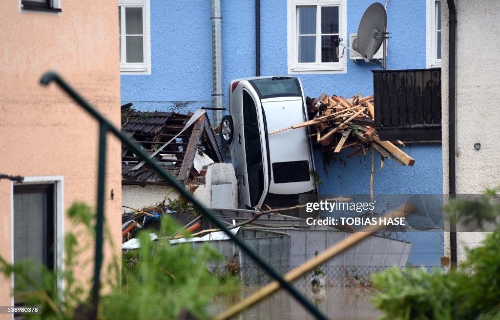 TOPSHOT-GERMANY-FRANCE-FLOOD-WEATHER