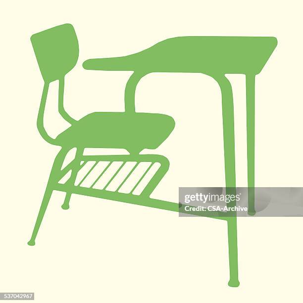 student desk - desk stock illustrations