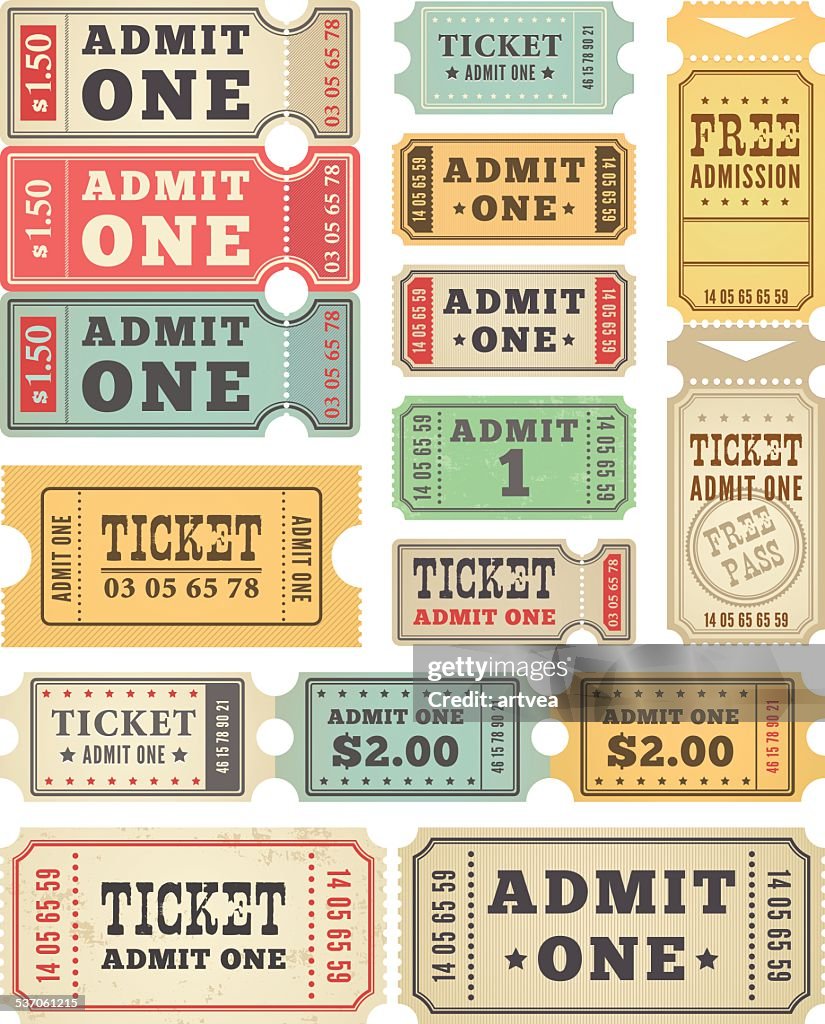 Retro Tickets Collection