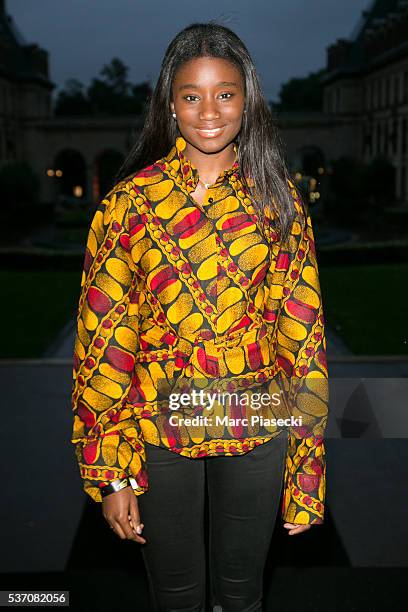 Actress Karidja Toure attends NikeLab X Olivier Rousteing Football Nouveau Collection Launch Party at Cite Universitaire on June 1, 2016 in Paris,...