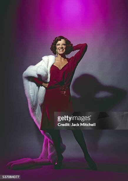 Actress Linda Lavin starring in "Gypsy" on Broadway in 1990.