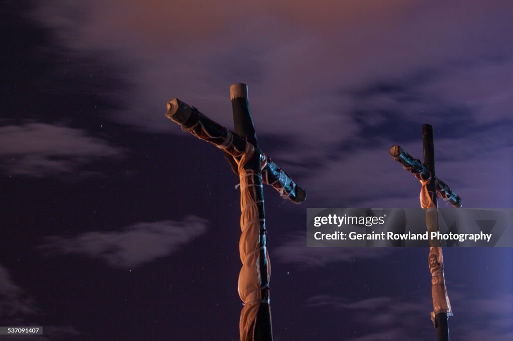 Crosses, on Top of the Hill, Cusco