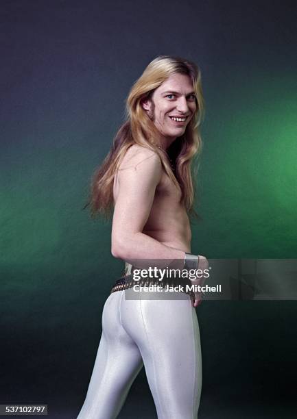Jim Dandy Mangrum, frontman of southern rock group Black Oak Arkansas, photographed in 1975.
