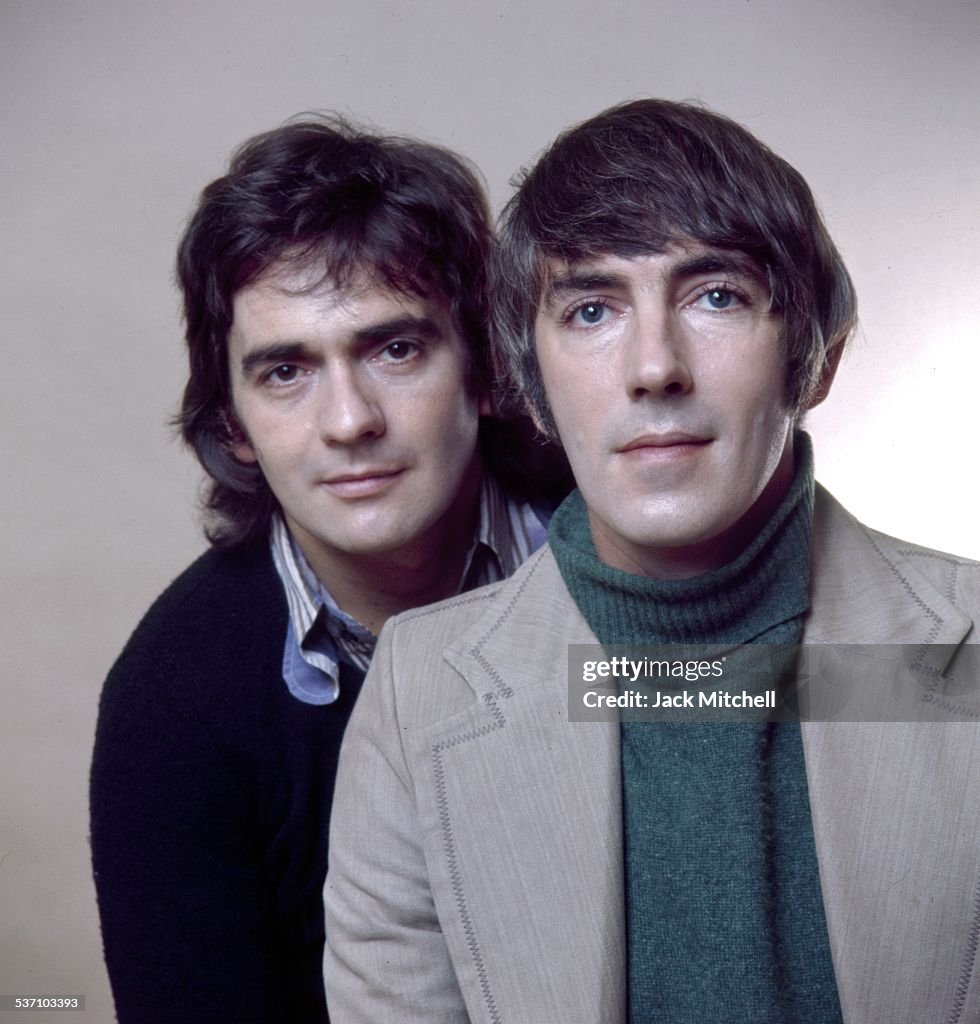 Comedy duo Peter Cook and Dudley Moore photographed in 1973 when they... News Photo - Getty Images