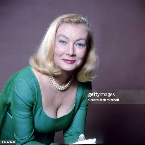 Film noir star of the 1940's Veronica Lake photographed in New York in 1966.