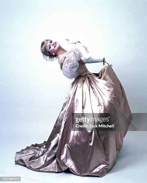 Actress Angela Lansbury starring in "The King and I" on Broadway in 1978.