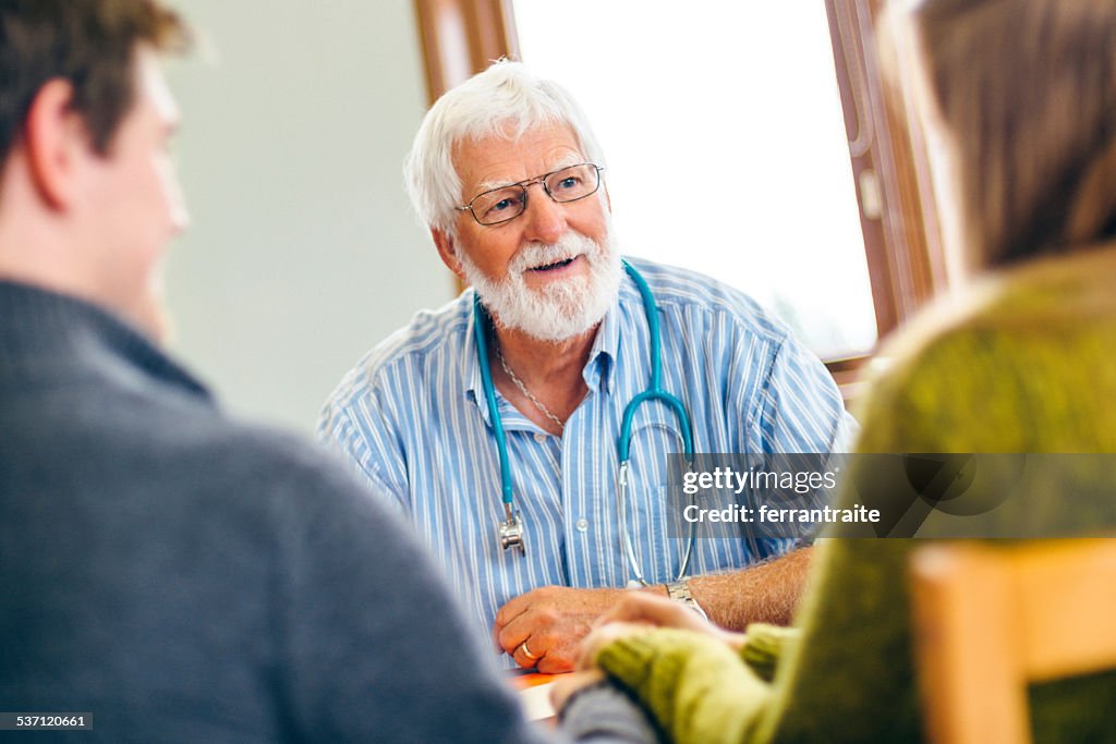 Young Couple at Family Planning Clinic