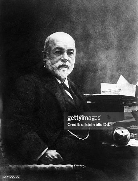 Daimler, Gottlieb - Engineer, Constructor, Industrialist, Germany, , - 1900, - Published by: 'Radio Revue' 27/1956, Vintage property of ullstein bild