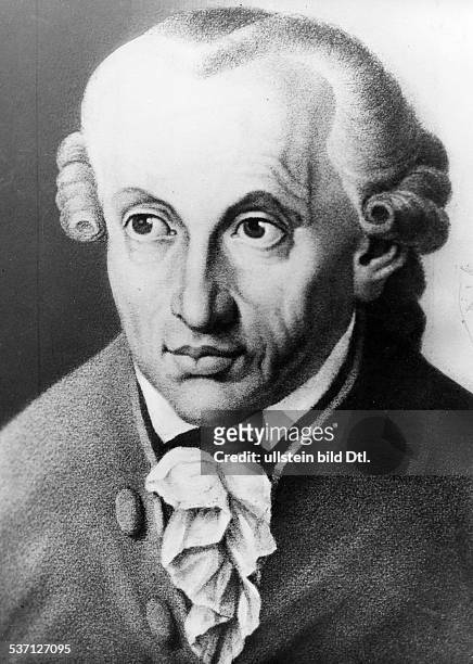 Kant, Immanuel , Philosoph, D, - Portrait, - undatiert