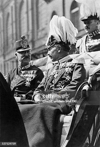 Herzog 1913 - 1918, Besuch des Herzogs von Cumberland in, Berlin anlässlich der Hochzeit der, Prinzessin Viktoria Luise von Preussen, mit Herzog...