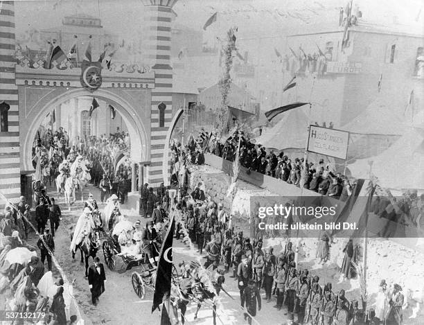 Deutscher Kaiser 1888 - 1918, König von Preussen, Orientreise Oktober/November 1898:, Einzug Kaiser Wilhelms II. In Jerusalem, - 29.10.1898