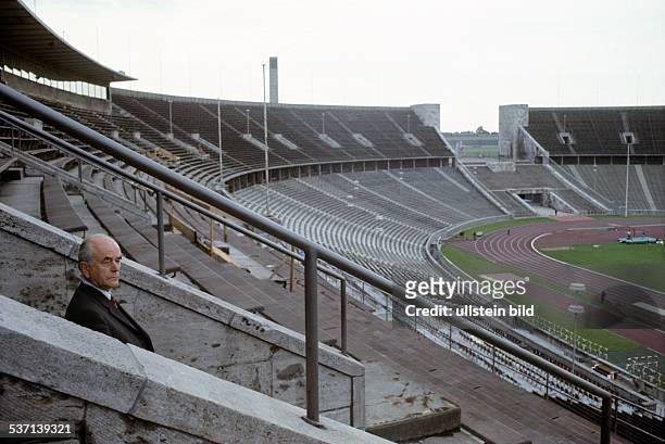 Architekt, Politiker, NSDAP D, - im Berliner Olympiastadion, - 1972