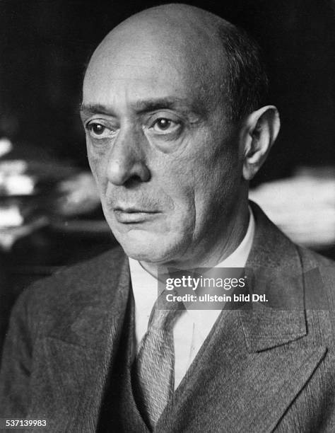 Schönberg, Arnold , 1874 - 1951, Komponist, Österreich