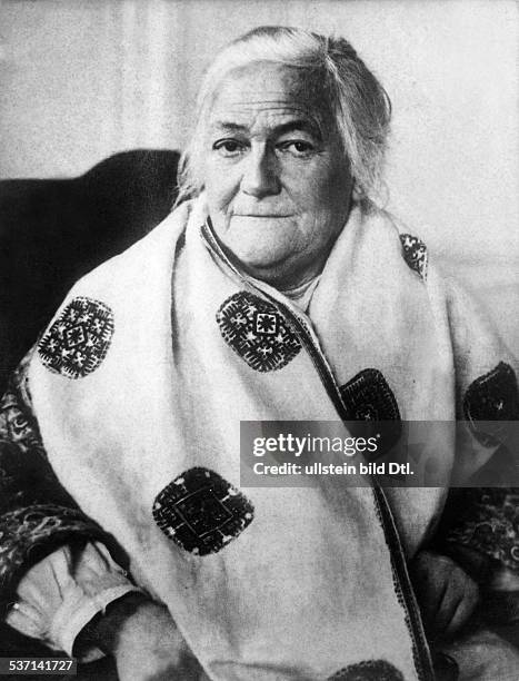 Clara Zetkin, , Politikerin, D, Aufnahme um 1927