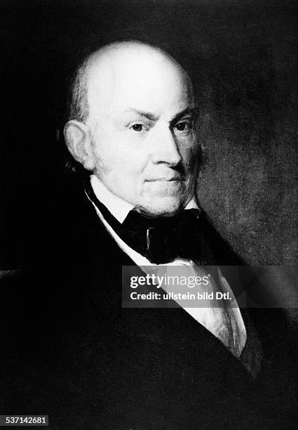 Adams, John Quincy, , 6. Praesident der USA 1825-1829, - Portrait, - undatiert