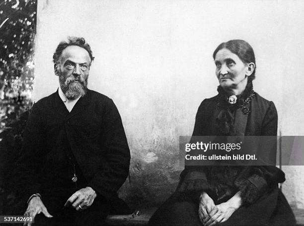 Vater von Heinrich Zille, mit Ehefrau