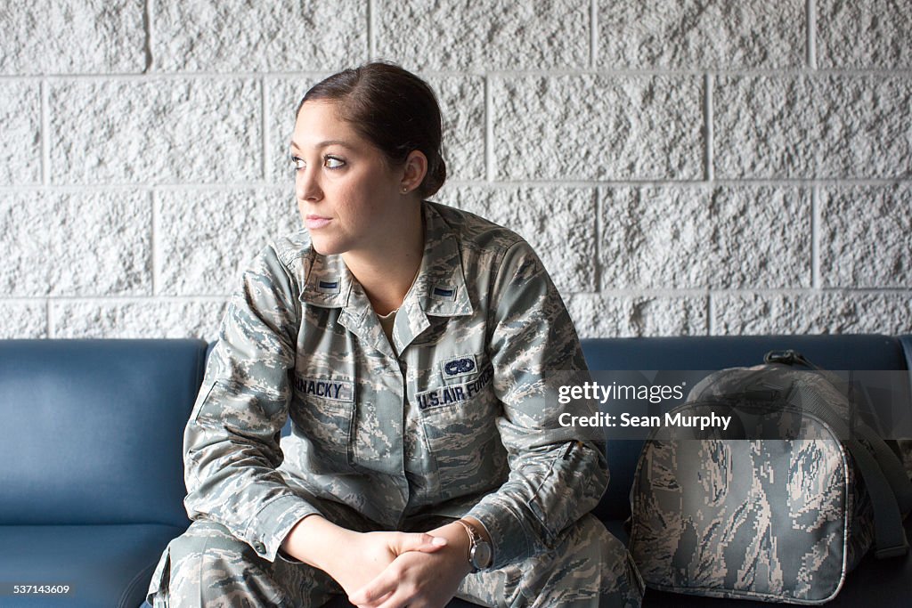Enlisted Female Airforce Soldier