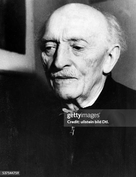 Emil Nolde,Emil Nolde , , Bildender Künstler, Maler, Graphiker, D, - Porträt, 1952