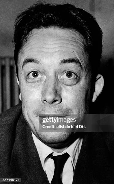 Camus, Albert , Schriftsteller, Frankreich, Literaturnobelpreis 1957, - Portrait, - 1957