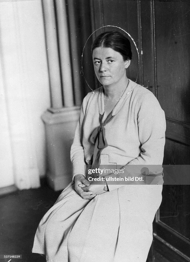 Dorothea Freudenthal, detective superindendent at the Berlin police, portrait 1929