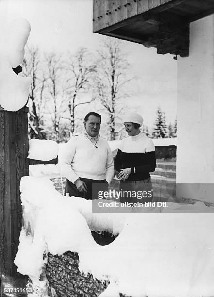 Politiker, NSDAP, D, - mit seiner Ehefrau Emmy, - veröffentlicht