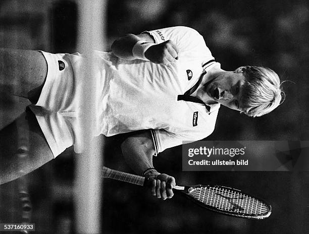 Tennisspieler BRD, in Siegerpose