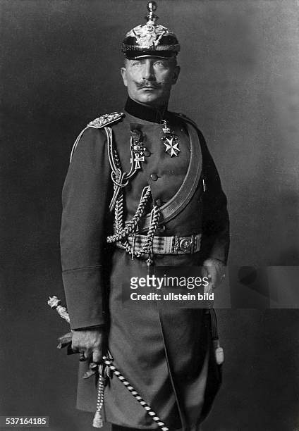 Wilhelm II., , Deutscher Kaiser 1888-1918, König von Preussen, Porträt, - 1908, Foto: Bieber, Emil