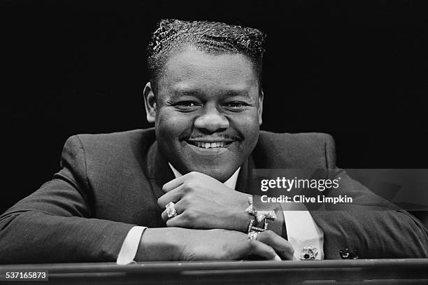 American pianist and singer-songwriter Fats Domino, 27th March 1967.