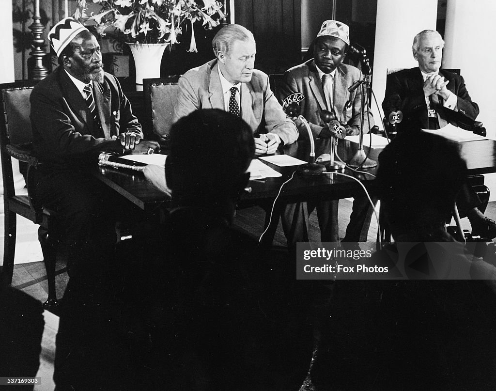 Duncan Sandys, Jomo Kenyatta And Ronald G. Ngala