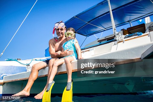 Father and Daughter Snorkeling Father and Daughter Snorkeling