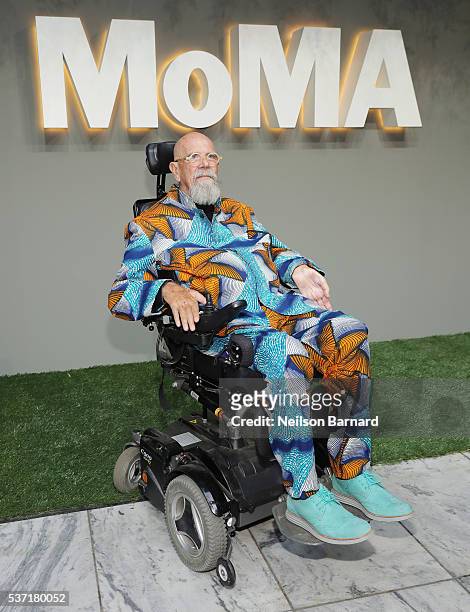 Artist Chuck Close attends the 2016 Museum of Modern Art Party in the Garden at Museum of Modern Art on June 1, 2016 in New York City.