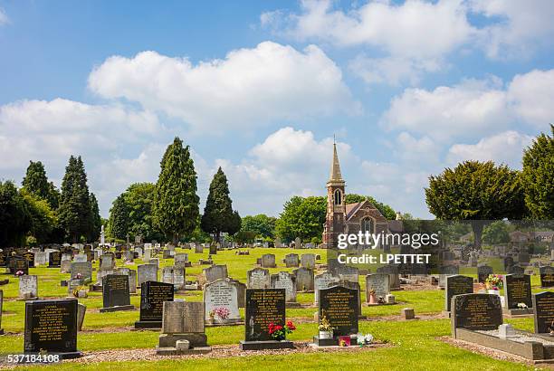 cimitero cimitero - telford foto e immagini stock