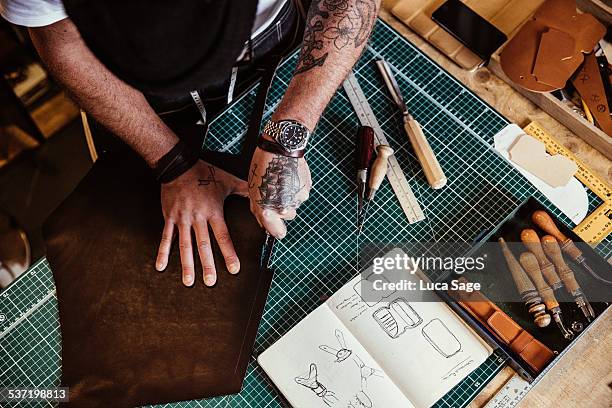 small business craftsman at work - craftsmen stock pictures, royalty-free photos & images