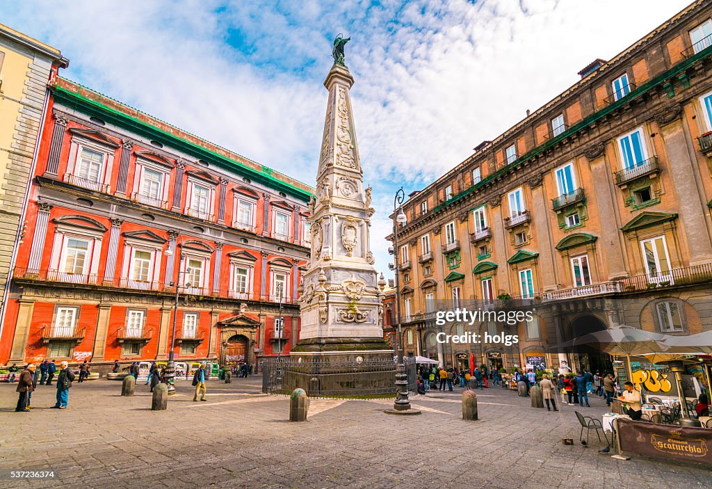 San Domenico Maggiore in Naples, Italy