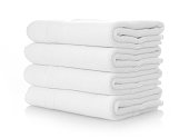 Clean white towels