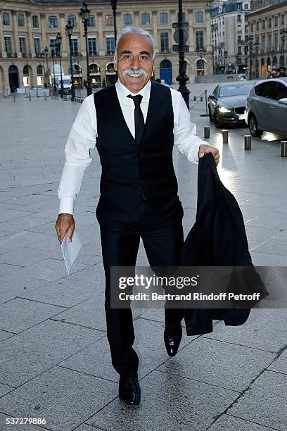 Mansour Bahrami attends the Trophy of the Legends Perrier Party at Pavillon Vendome on June 1, 2016 in Paris, France.