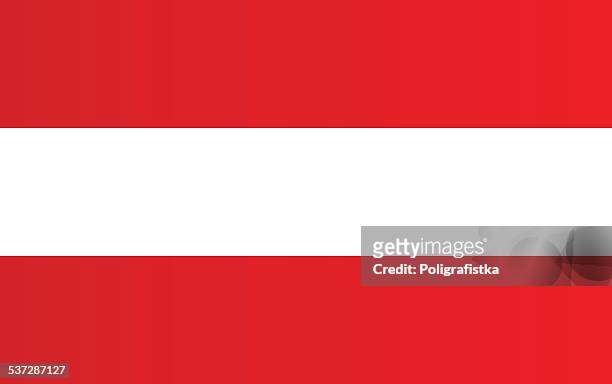 flagge von österreich - flagge stock-grafiken, -clipart, -cartoons und -symbole