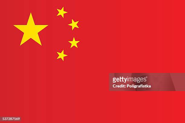 flagge von china  - flagge stock-grafiken, -clipart, -cartoons und -symbole