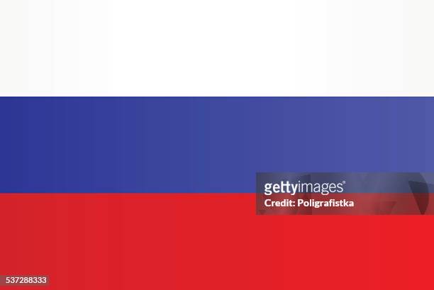 stockillustraties, clipart, cartoons en iconen met flag of russia - hamer en sikkel